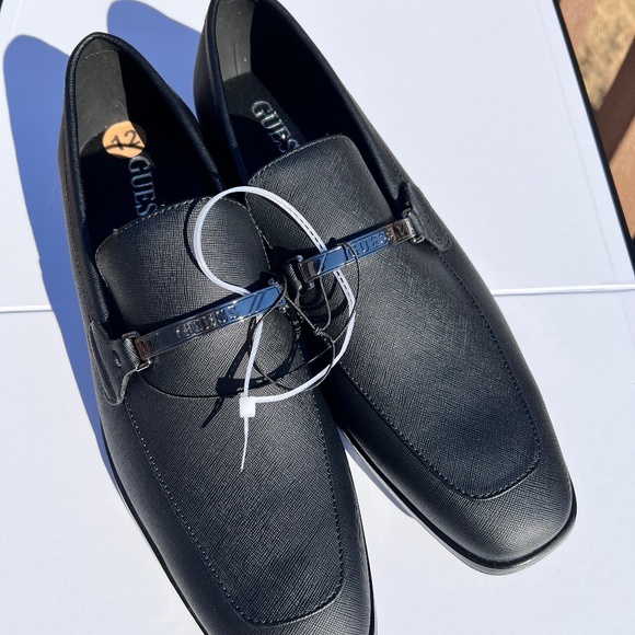 Guess Black Dress Loafers Men’s Size 12 Slip On Formal Shoes Business Casual main image 14